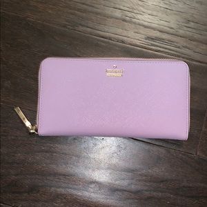 NEW NEVER USED Kate Spade lavender wallet!